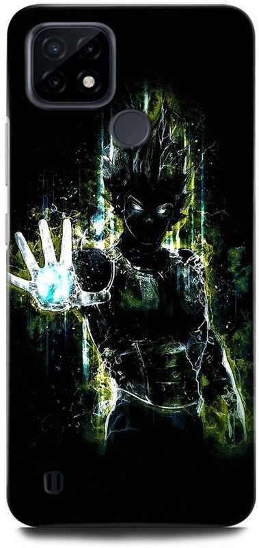 ORBIQE Back Cover for Realme C25Y RMX3265 VEGITO, ANIME, BALL, DRAGON, SUPER, GOKU, CARTOON,  (Multicolor, Hard Case, Pack of: 1)