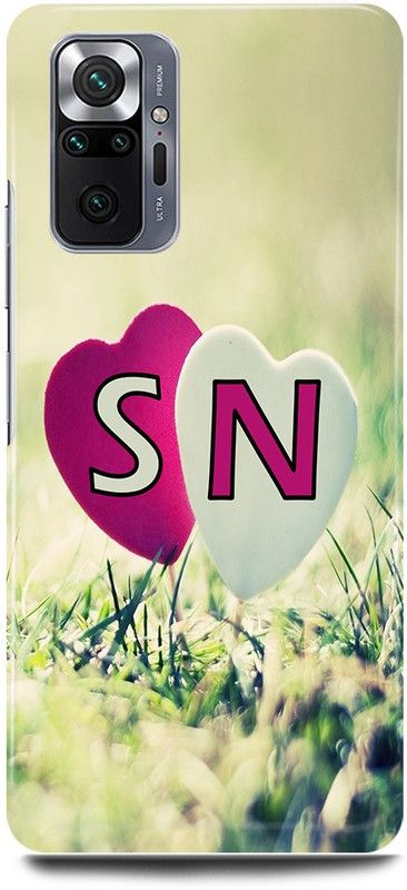 JUGGA Back Cover for Redmi Note 10 Pro Max, S LOVES N NAME,S NAME, N LETTER, ALPHABET,S LOVE N NAME  (Green, Hard Case)