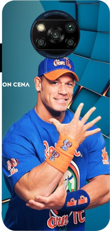 LIKELOOK Back Cover for Poco X3, Poco X3 Pro ( John Cena, Wwe )  (Multicolor, Shock Proof, Pack of: 1)