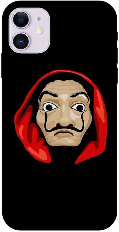 BYXIS Back Cover for iphone 11 Money Heist, Money heist logo, Money heist mask  (Multicolor, Shock Proof)