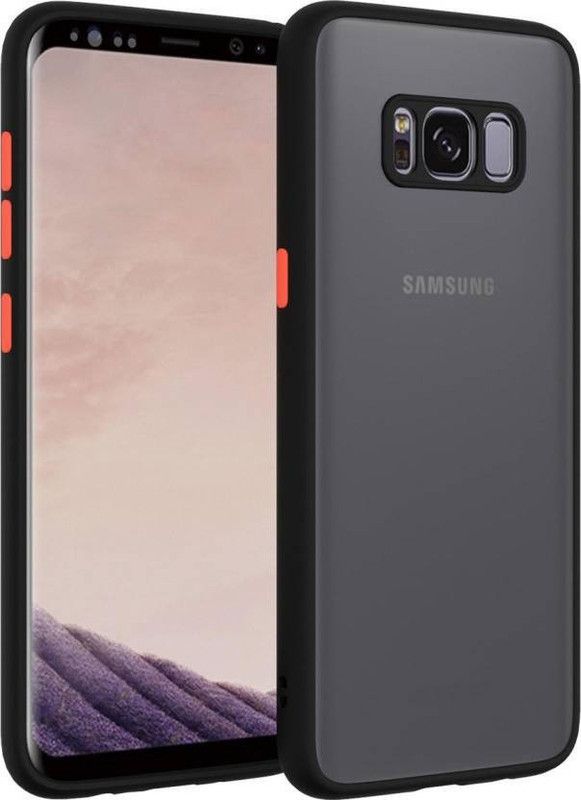 FIVE-O Back Cover for Samsung Galaxy S8  (Black, Camera Bump Protector, Pack of: 1)