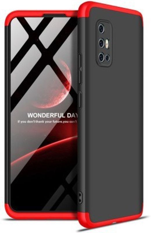 MatteSmoke Front & Back Case for Vivo V17  (Red, Dual Protection, Pack of: 1)
