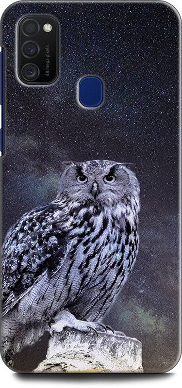Afterglow Back Cover for SAMSUNG Galaxy M21 DARK OWL, 4K, BEAUTIFUL, DARK NIGHT, OWL  (Multicolor, Shock Proof, Pack of: 1)