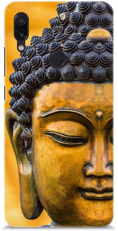 Chiraiyaa Back Cover for Redmi Note 7 Pro  (Gold, Black, Hard Case, Pack of: 1)