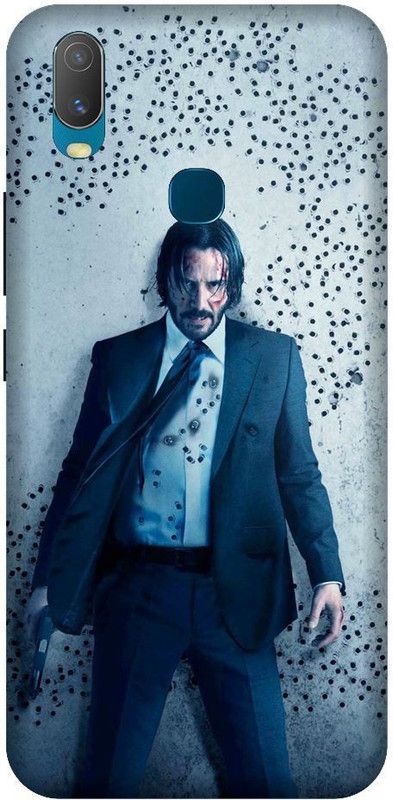 URCHIN Back Cover for Vivo Y15 John Wick, Movie, Cool, movie poster, gun  (Multicolor, Shock Proof, Pack of: 1)