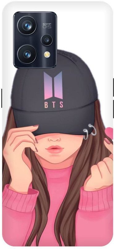 THE NARAYANA COLLECTIONS Back Cover for REALME 9 PRO PLUS- RMX3392-BTS,ARMY,GIRL,FUNKY,STYLISH  (Multicolor, Hard Case, Pack of: 1)