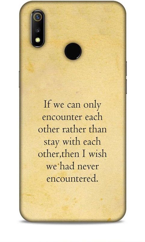 Keviv Back Cover for Realme 3, Realme 3i  (Beige, 3D Case, Pack of: 1)