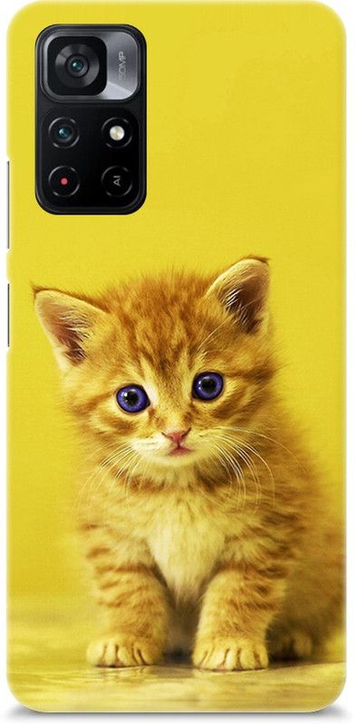 Chiraiyaa Back Cover for POCO M4 Pro 5G  (Yellow, Hard Case)