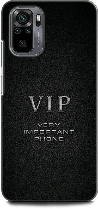 INDICRAFT Back Cover for REDMI Note 10 VIP, VIP PHONE, CROWN, QUOTES, BLACK  (Multicolor, Dual Protection, Pack of: 1)