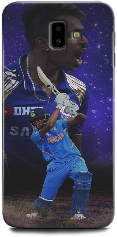 Afterglow Back Cover for SAMSUNG Galaxy J6 Plus HARDIK PANDAY, SPORTS, CRICKET, PLARYS  (Multicolor, Shock Proof, Pack of: 1)
