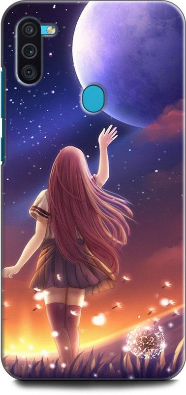 Afterglow Back Cover for SAMSUNG Galaxy M11 ANIME, GRIL, ANIMATION FINE ART GRIL, ANIME  (Multicolor, Shock Proof, Pack of: 1)
