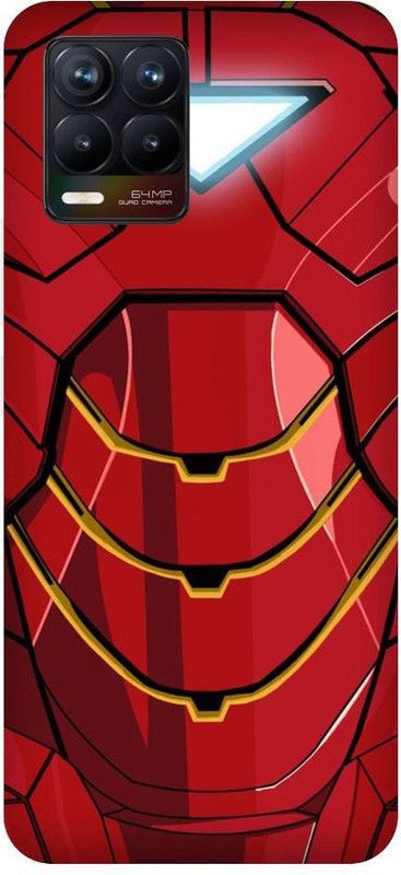 URCHIN Back Cover for Realme 8 Iron Man, Love You 3000, Superhero, Avengers,Tony Stark, comic  (Multicolor, Shock Proof)