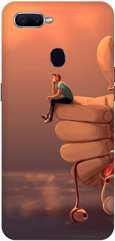 PICHKU Back Cover for REALME U1-RMX1831-STYLISH,SMOKE,BAD BOY,SUTTA,CIGERATE,NO SMOKE,BOYS,BEARD,ALONE,MUSIC  (Brown, Hard Case, Pack of: 1)