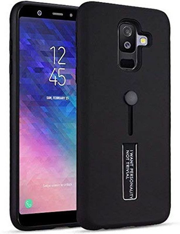 eCase Back Cover for Samsung Galaxy J8  (Black, Pack of: 1)