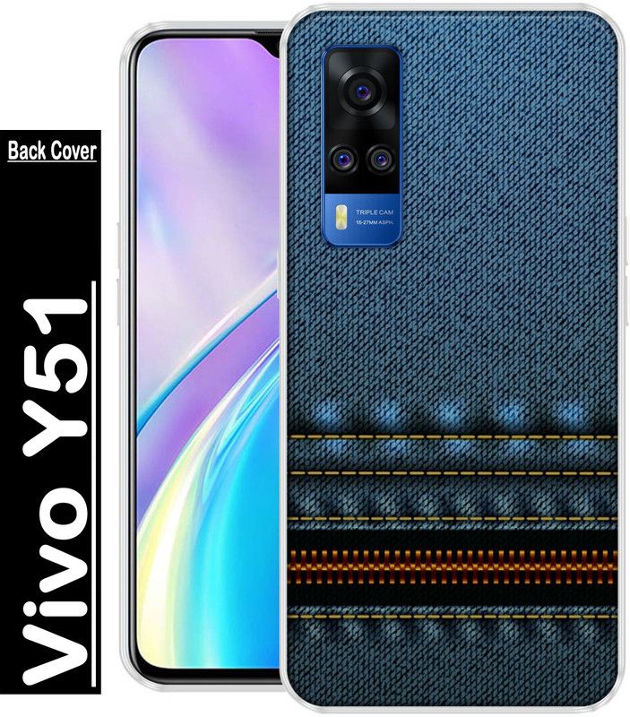 SUPER CASE Back Cover for Vivo Y51, Vivo Y51A  (Multicolor, Grip Case, Silicon)
