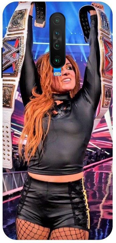 THESTONEWELL Back Cover for REDMI POCO X2 wwe stephnie mcmahon fighter gril  (Multicolor, Waterproof, Pack of: 1)