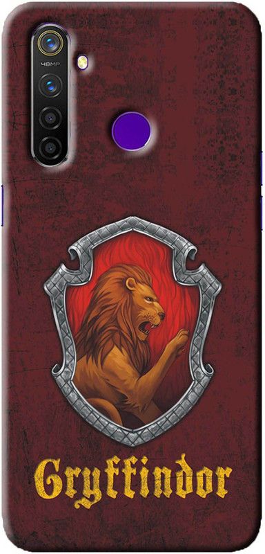 NDCOM Back Cover for Oppo Realme 5s Gryffindor Bedding Printed  (Multicolor, Hard Case, Pack of: 1)