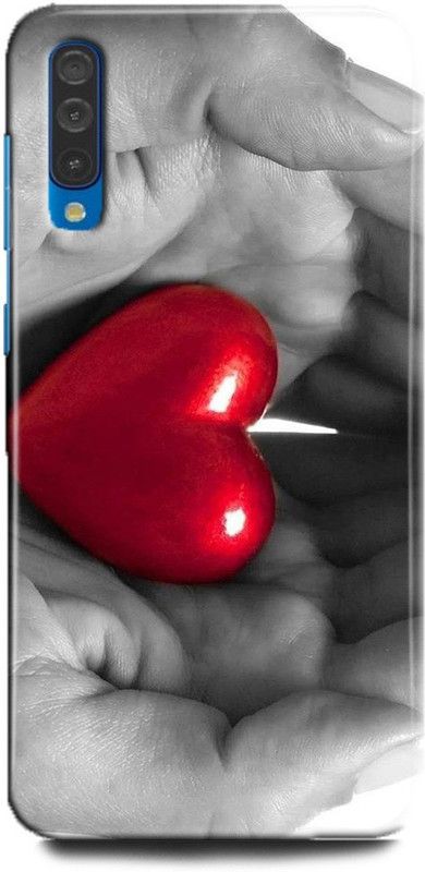 FIKORA Back Cover for Vivo Z1x/1917 LOVE HEART PRINTED  (Multicolor, Hard Case, Pack of: 1)