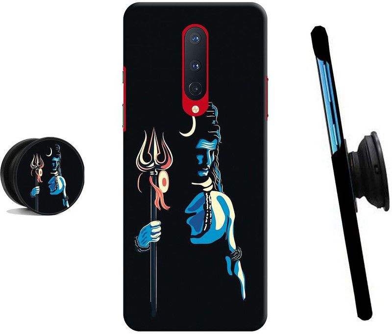 HELLO CASE Back Cover for OnePlus 8  (Black, Blue, Cases with Holder)