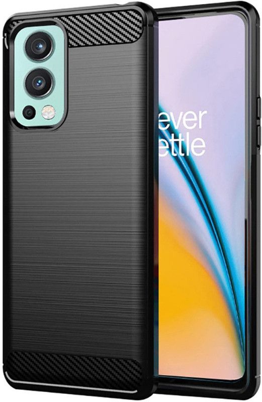ASMANTIC Back Cover for Oneplus Nord 2 5G  (Black, Pack of: 1)