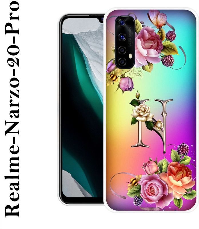 JATLAND Back Cover for Realme Narzo 20 Pro  (Multicolor, Grip Case, Silicon)