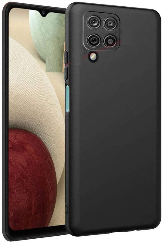 NKCASE Back Cover for Samsung Galaxy A12  (Black, Shock Proof, Pack of: 1)