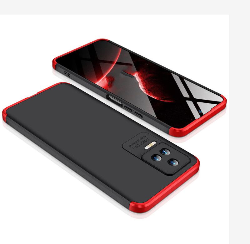 Lilliput Back Cover for Poco F4 5G  (Red, Pack of: 1)