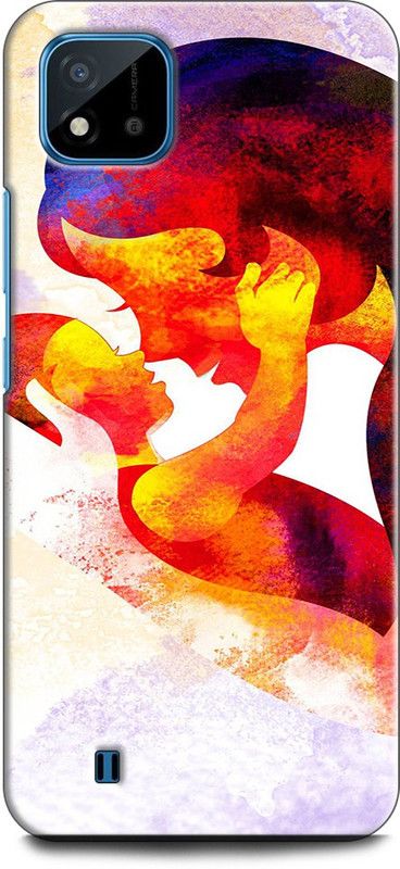 WallCraft Back Cover for Realme C20, RMX3063, RMX3061 MOM, MOTHER, MAA, I LOVE MOM, MOTHERSDAY, MY MOM IS THE BEST  (Multicolor, Dual Protection, Pack of: 1)