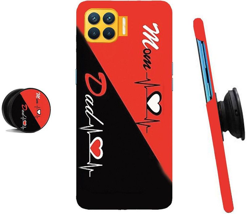 SPBR Back Cover for Oppo F17  (Black, Red, Cases with Holder)