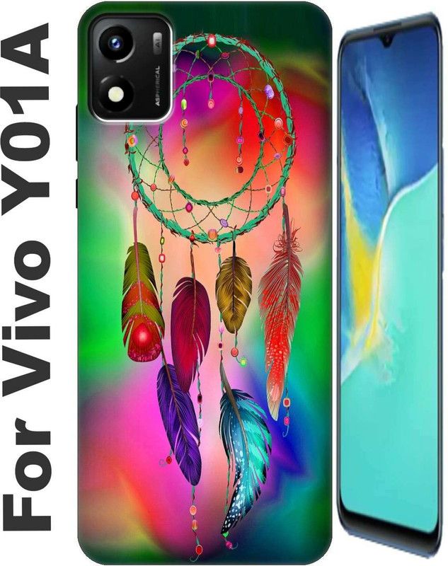 RDcon Back Cover for Vivo Y01A 2815  (Red, Flexible, Silicon, Pack of: 1)