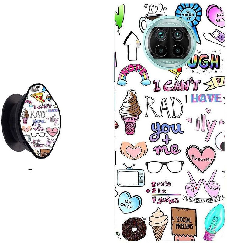 Zappy Back Cover for Mi 10i, Mi 10T Lite  (Multicolor, Cases with Holder, Pack of: 2)