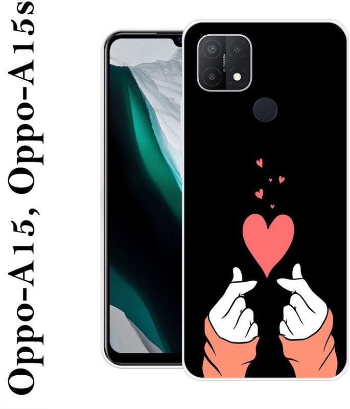 Sswastik Back Cover for Oppo A15  (Multicolor, Grip Case, Silicon)