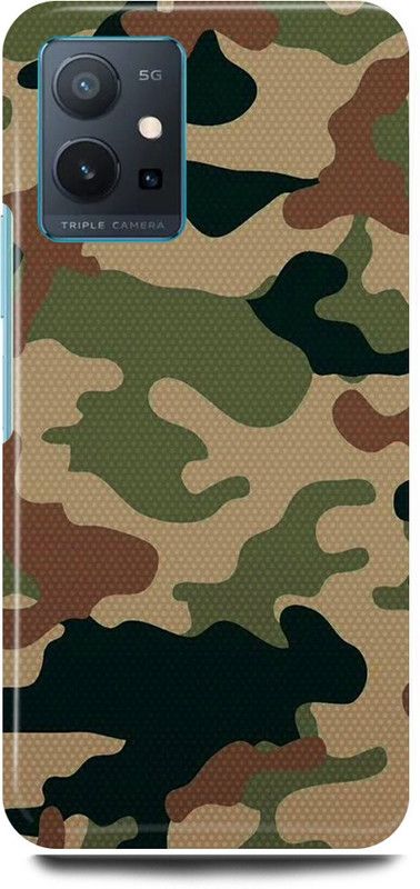 FRONK Back Cover for OnePlus Nord CE 2 5G, IV2201, INDIAN, ARMY, TEXTURE, DRESS  (Khaki, Hard Case, Pack of: 1)
