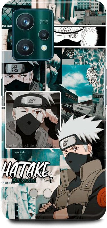 play fast Back Cover for realme 9i, RMX3491 NARUTO, SHIPUDDEN, HATAKE, ANIME, BOY, NEON  (Multicolor, Hard Case, Pack of: 1)