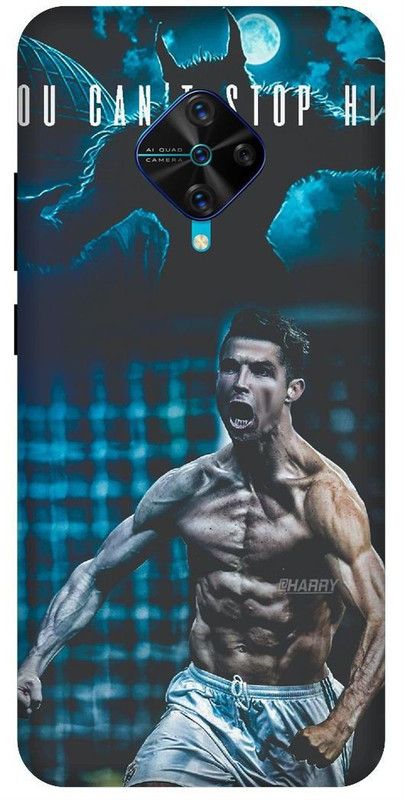 SSMORYA Back Cover for Vivo S1 Pro Ronaldo CR7 Printed Back Cover  (Multicolor, Waterproof, Pack of: 1)