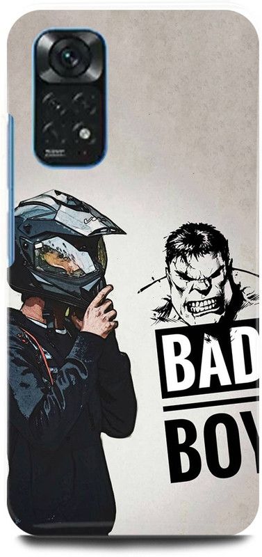 play fast Back Cover for POCO M4 Pro BAD, BOY, RIDER  (White, Hard Case, Pack of: 1)