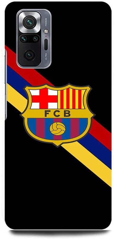 FRONK Back Cover for REDMI Note 10 Pro Max, FCB, BARCELONA, LOGO, SIGN  (Black, Hard Case, Pack of: 1)