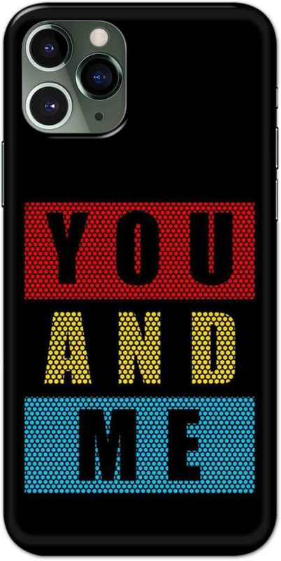 NDCOM Back Cover for iPhone 11 Pro You And Me Printed  (Multicolor, Hard Case, Pack of: 1)