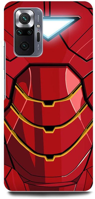 FRONK Back Cover for REDMI Note 10 Pro, IRON, MAN, AVENGER, AVENGERS, 3000  (Red, Hard Case, Pack of: 1)