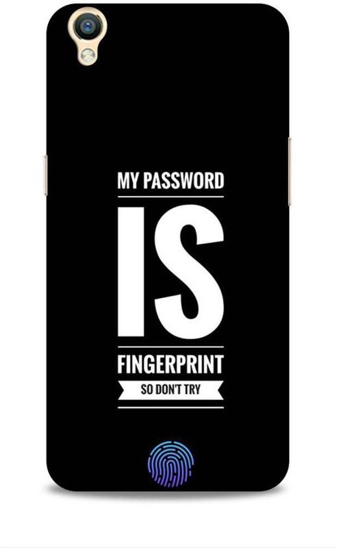 Printabulous Back Cover for Oppo A37, Oppo A37f  (Black, White)