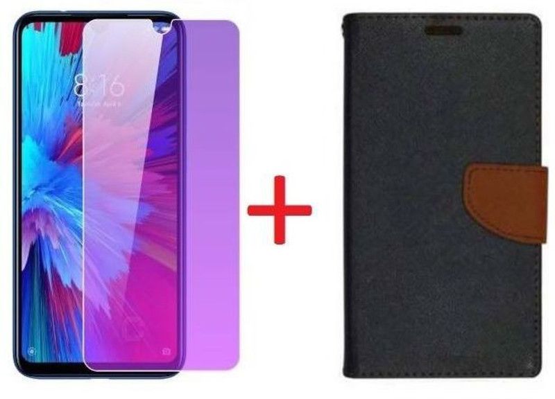 YuniKase Back Cover for Realme Narzo 30A,Realme C12,Realme Narzo 20, With Tempered Glass Combo  (Brown, Cases with Holder, Pack of: 2)