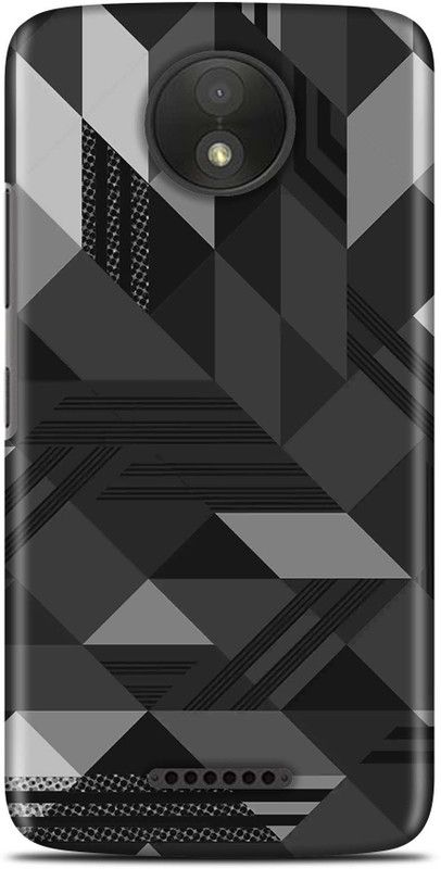Sankee Back Cover for Motorola Moto C Plus  (Grey, Hard Case)