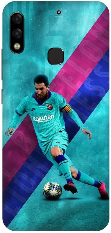 play fast Back Cover for Infinix Hot 7 Pro, X625, LIONEL, MESSI, FOOTBALL, PLAYER  (Blue, Hard Case, Pack of: 1)