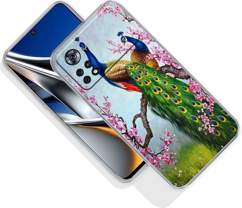 omnmo Back Cover for Poco X4 Pro 5G  (Multicolor, Dual Protection, Silicon)