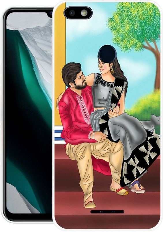 KUDI Back Cover for Lava Z91  (Multicolor, Grip Case, Silicon)