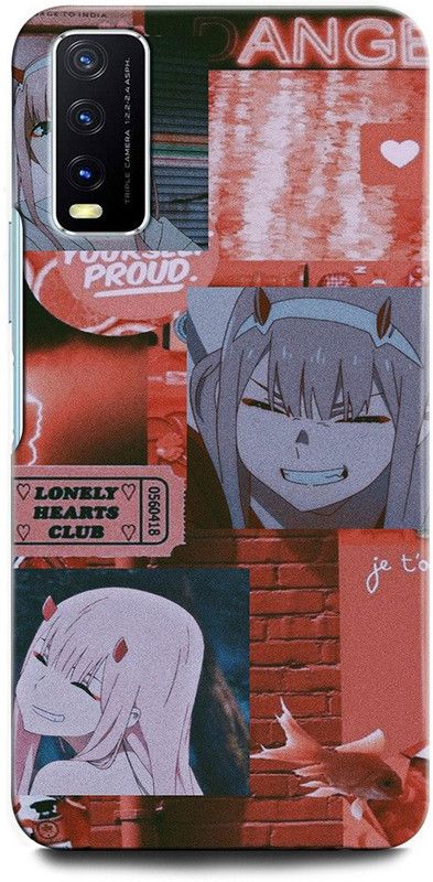 GRAFIQE Back Cover for Vivo Y20 V2029 ZERO TWO, ANIME, ZERO, ANIME GIRL  (Multicolor, Shock Proof)