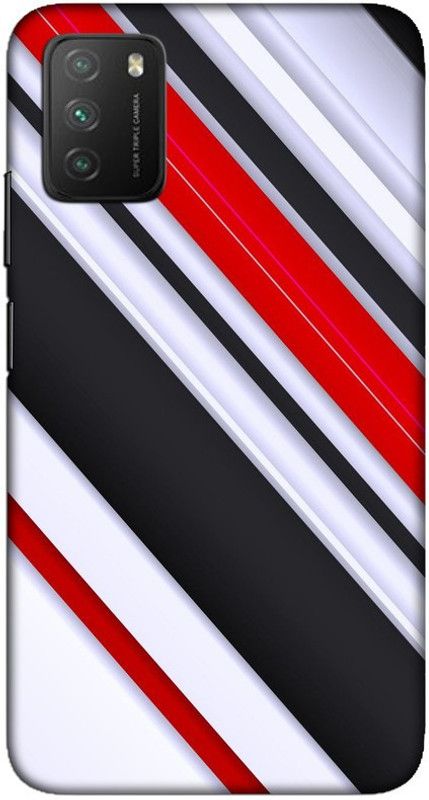 CROKIAN Back Cover for Poco M3 Designs Back Cover  (White, Hard Case, Pack of: 1)