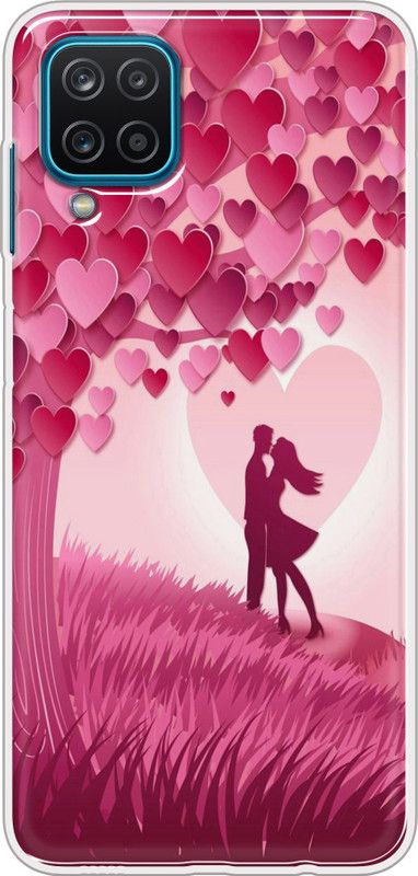 Coolcase Back Cover for Samsung Galaxy A12 Back Cover  (Multicolor, Grip Case, Silicon)