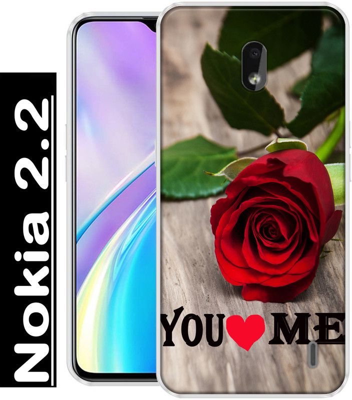 INDIALAND Back Cover for Nokia 2.2  (Multicolor, Grip Case, Silicon, Pack of: 1)
