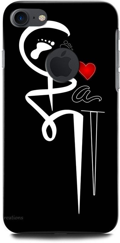 ORBIQE Back Cover for APPLE iPhone 7 MN902HN/A MAA PAA, LOVE YOU MAA, LOVE YOU BABA, LIFELINE MAA PAA  (Multicolor, Hard Case, Pack of: 1)